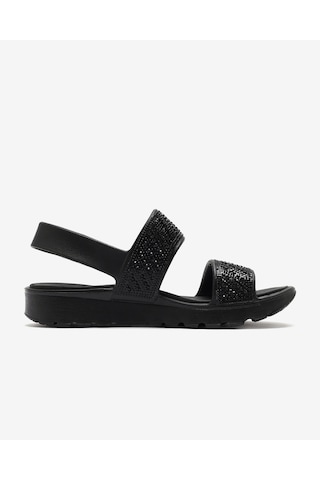 Skechers Arch Fıt Footsteps - Enchant Kadın Siyah Sandalet 111531 Bbk Siyah