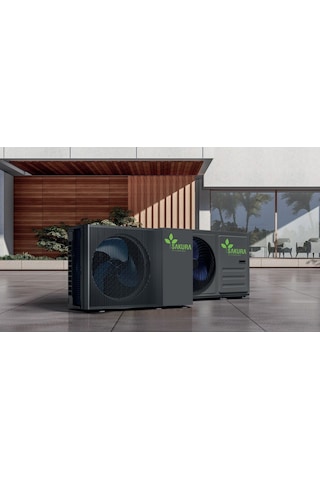 Sakura 16 kW Monoblok R32 Gazlı Isı Pompası