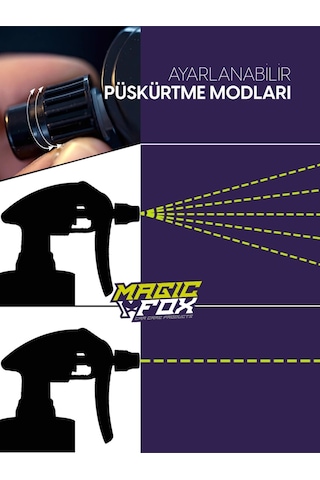 Alkali Ve Alkol Dayanımlı Kimyasal Sprey Şişe 1 Litre