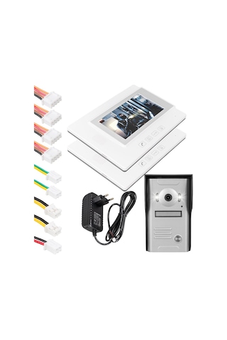 Powermaster 37m 2 Daire 7'' Görüntülü Diafon Kapı Zili