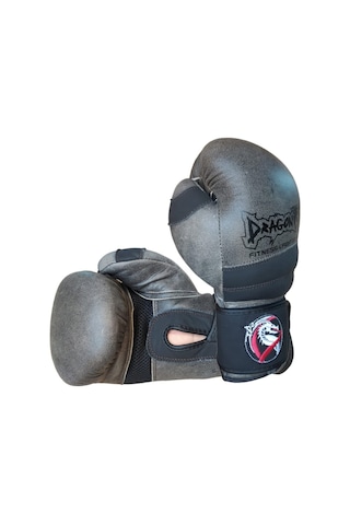 Dragondostore Dragon 30211-L Antique Hakiki Deri Boks Eldiveni