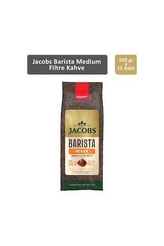 Jacobs Barista Medium Filtre Kahve 12 x 200 G