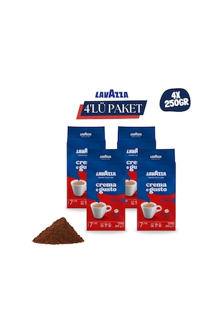 Lavazza Crema E Gusto Classico Öğütülmüş Kahve 4 x 250 G