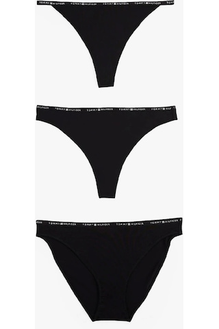 Tommy Hilfiger Kadın 3 Lü Mikrofiber İç Çamaşırı Siyah