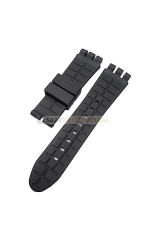 Swatch Yos Model 24mm Siyah Silikon Saat Kordonu