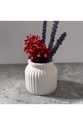 Beton Mini Saksı Endüstriyel Tarzda Bitki Ve Çiçek Saksısı