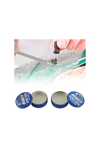Ayt Powermaster Uv80 80 Gram Lehim Flux Pastası Pcb-bga-pga-smd Lehim Havya Ucu Temizleme Pastası