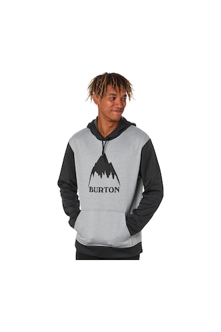 Burton Burton Oak Pullover Erkek Sweatshirt 24708 Gri