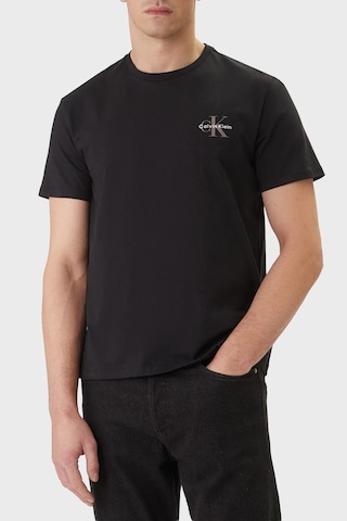 Calvin Klein Erkek T Shirt Lv04rf278g Ub1 Siyah Siyah
