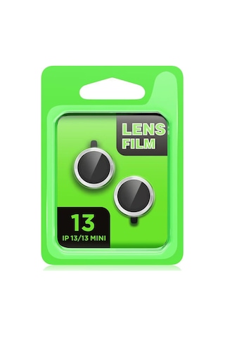 İphone 13 Mini Raze Metal Kamera Lens - Kırmızı