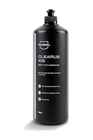 Nasiol Clearub 105 Ağır Çizik  Polisaj Pastası Pasta Cila 1kg Silikonsuz Boya Parlatıcı