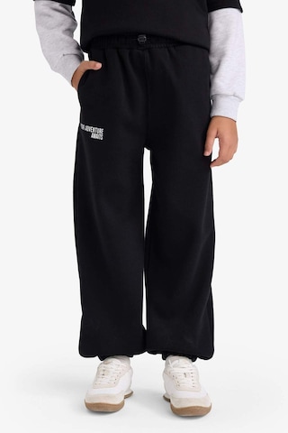 Defacto Erkek Çocuk Oversize Geniş Kalıp Beli Lastikli Baskılı Eşofman Altı G5635a825cwbk81 Siyah-bk81