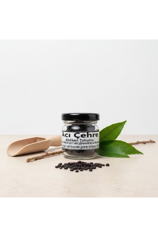 Çeçen Baharat Acı Çehre Tohumu Akdiken Tohumu Cam Kavanoz 14 Gr