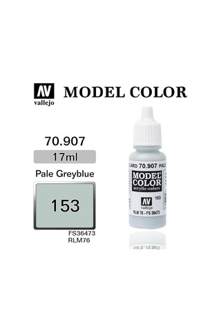Vallejo 70907 18 Ml. 153 Pale Greyblue-matt, Model Color Serisi Model Boyası-31688