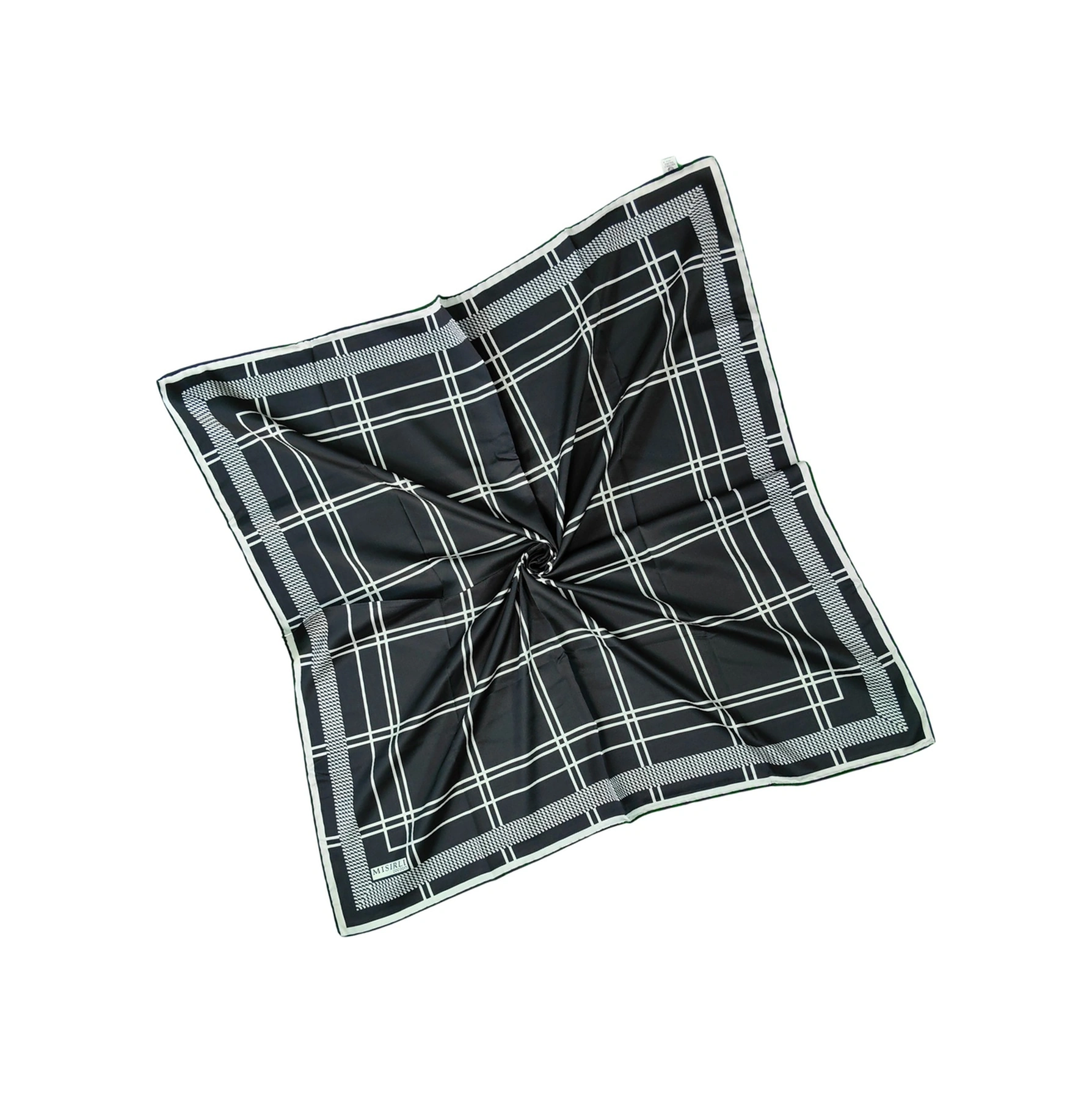 Mim Eşarp Mısırlı Eşarpları Cocoon Twill Eşarp Siyah