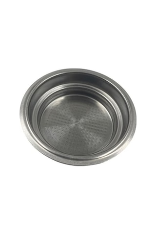 Arçelik Tem-9690 Uyumlu 51 Mm Tekli Espresso Filtre Sepeti - Yedek Çelik Süzgeç Gri