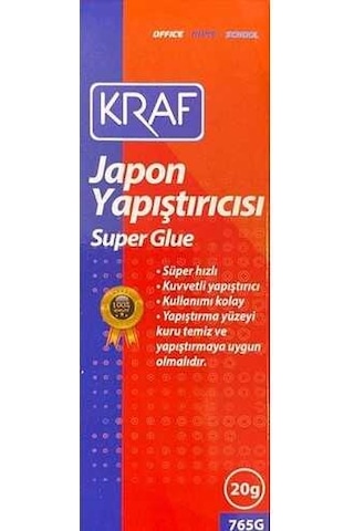 Kraf Yapıştırıcı Japon Süper 20gr 765g