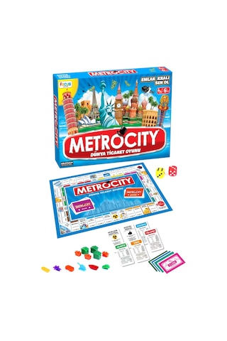 Zeno Toys Metrocity Dünya Emlak Ticareti Oyunu