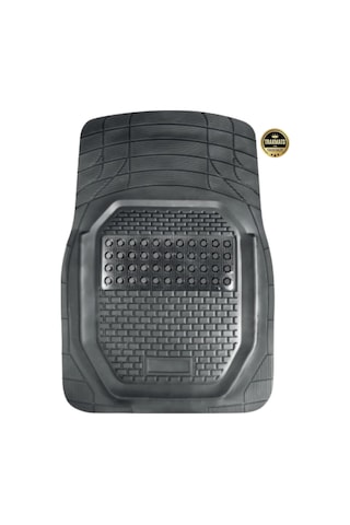 Trakmats Hyundai Tucson 2021-2025 İçin Uyumlu Kesilebilir Krom Karbon 3d Oto Paspası, Havuzlu, Su Geçirmez, Yıkanabilir, 5 Parça Set