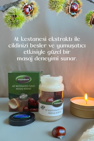 Mecitefendi At Kestanesi Özlü Vücut Masaj Kremi 90 ML