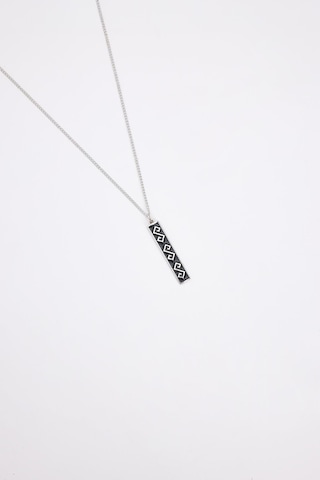 Unisex Kolye-41639 Gümüş Rengi