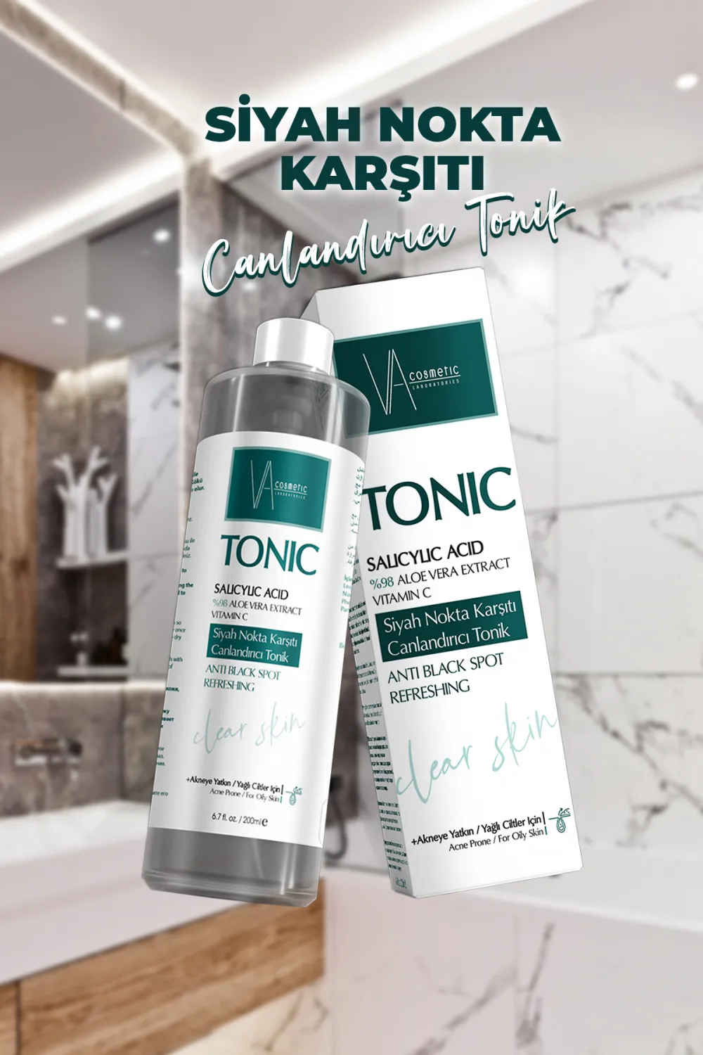 Va Cosmetic Siyah Nokta Karşıtı Canlandırıcı Tonik 200 Ml