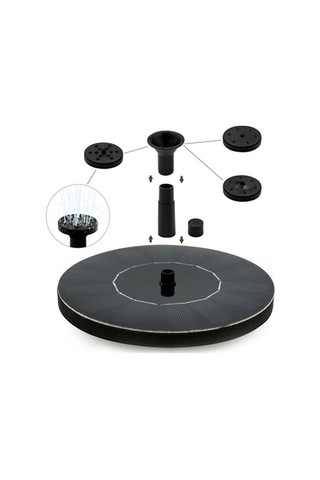 Bahçe Otomatik Güneş Yüzen Çeşme Şelalesi Siyah , Boyut:güneş Şelalesi