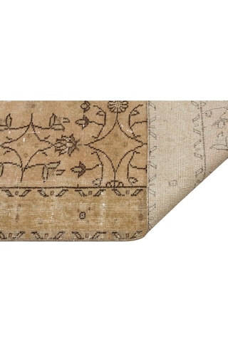 Özel Vintage Eskitme El Dokuma Halı 117 X 216 Cm 9291