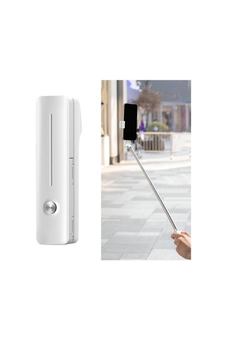 Trendooze Pratik Cep Beden Hafif Fotoğraf Makinesi Beyaz Selfie Tutucu