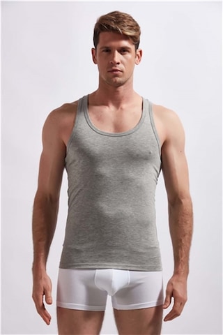 Josejuan 2'li Erkek Atlet Rambo Suprem Koton Likralı 1201-2'li Gri Melanj