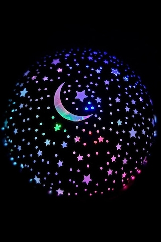 Star Master Yıldız Yansıtmalı Gece Lambası Projeksiyon Çocuk Odası Lamba Mor Çok Renkli