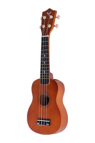 Angel Auk21-br Kahverengi Soprano Ukulele Ihlamur Gövde Yumuşak