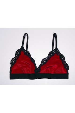 Deep Secret Yılbaşı Kırmızı Kadife Bralet Ds200111br Siyah