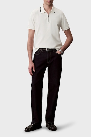 Calvin Klein Erkek Polo Lv04lf214g Yas Krem