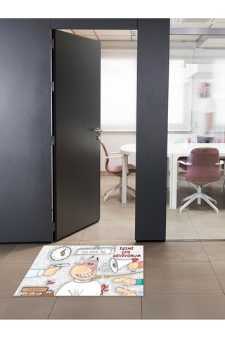 İşimi Seviyorum İş Yeri Paspas Lovebug-t