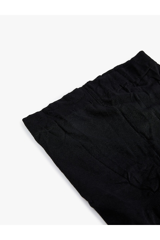 Koton 20 Den Push Up Korseli Külotlu Çorap Siyah 7wak80256aa
