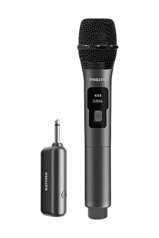 Philips 2.4 Ghz Kablosuz Tekli Mikrofon Siyah