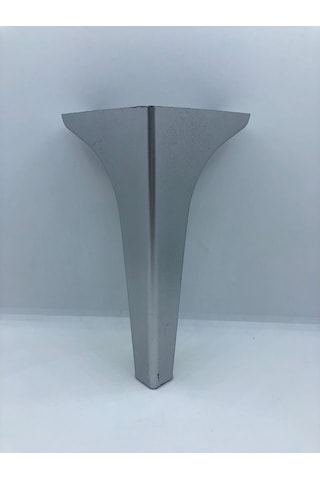 Karakoçaksesuar Plastik,19x10x10 Cm Gümüş Koltuk,Ünite,Berjer, Ayağı (4 Adet )