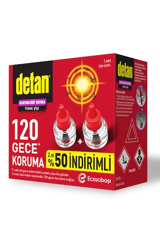 Detan 120 Gece Elektrolikit 2.si %50 Yedek Detan 120 Gece Elektrolikit 2.si %50 Yedek