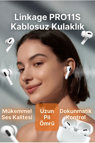 Linkage PRO11S Bluetooth 5.1 Kulak İçi Kulaklık