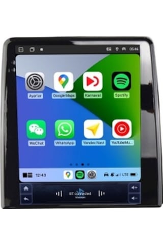 Aln Renault Clio 5 Tesla 2019/2024 4gb Ram 64gb Hafıza Carplay Android Multimedya 12"
