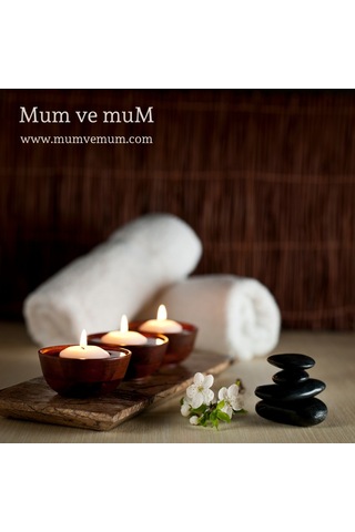 12 Li Çap 5 Cm Krem Yüzen Mum Krem