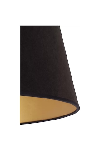 Levaillant Siyah-gold Konik Abajur Şapka Zarif Ve Sıcak Işık Etkisi, Üst 35 Cm/alt 40 Cm Çap Diğer