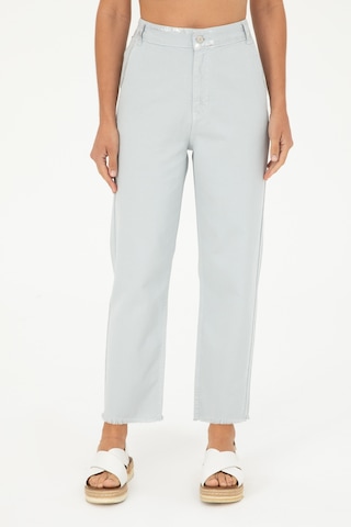 U.S. Polo Assn. Kadın Açık Mavi Loose Cropped Fit Jean Pantolon 50282743-DN0021