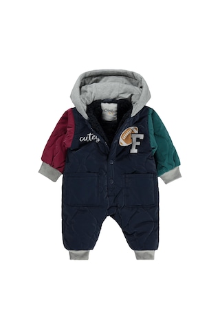 Civil Baby F Nakışlı 6-18 Ay Astronot Tulum - Lacivert