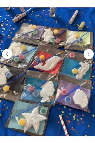 Deniz Temalı Taş Boyama Seti Karışık 10 Adet Xxl Boy/ Doğumgünü, Karne Hediyesi, Okul Etkinlik, Workshop