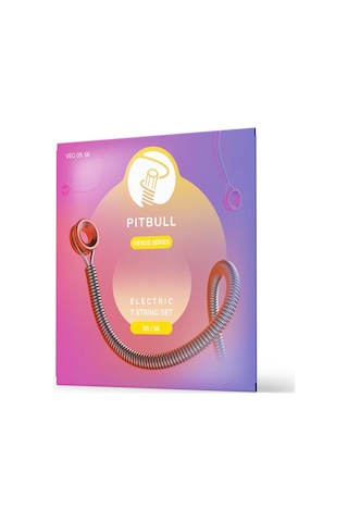 Pitbull Venus 7 Telli Elektro Gitar Teli Veg 09-56 7 Strings