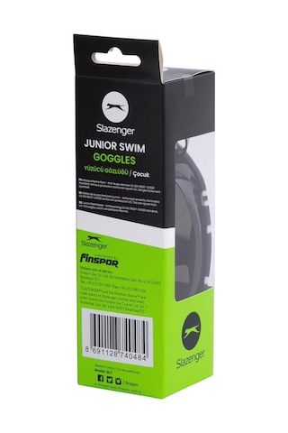 Slazenger Junior Yüzücü Gözlüğü Mırror Gl7 Smkeblckblckwhite Siyah