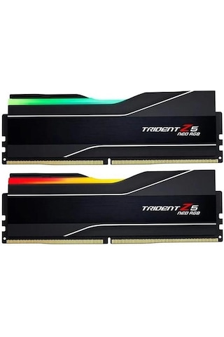 Gskill F5-6000J2636H32GX2-TZ5NR 64 GB (2x 32) DDR5 6000 MHz CL26 RGB Dual Kit Masaüstü Pc Ram