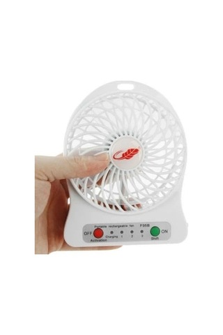 Hubrendy Cer Şarjlı Taşınabilir Mini Fan - Vantilatör